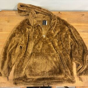 Cozy Tan Fleece Hoodie